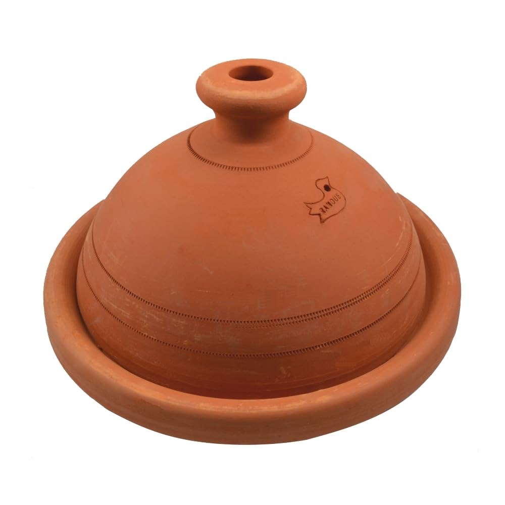 Tajín marroquí Aladin 34 cm sin esmaltar, 6 – 8 personas