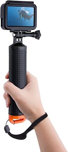 Miniatura 5 de Luxebell Agarre de mano flotante, montaje en poste para GoPro Hero 12 11 10 9 8 7 6 5 Max Session 4 3+, accesorios de montaje de mango para cámara