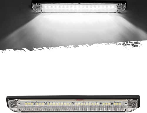 Partsam 1Pcs 8 Inch Slim Line White 30 LED Utility