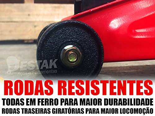 Macaco Hidráulico Jacaré 2Ton com Maleta 510085 Sparta