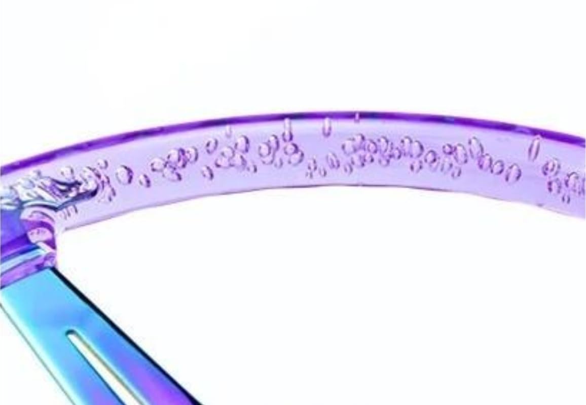 IBNA Volante da Corsa Volante Sportivo da Corsa Universale Trasparente Viola da 14 Pollici(Viola)