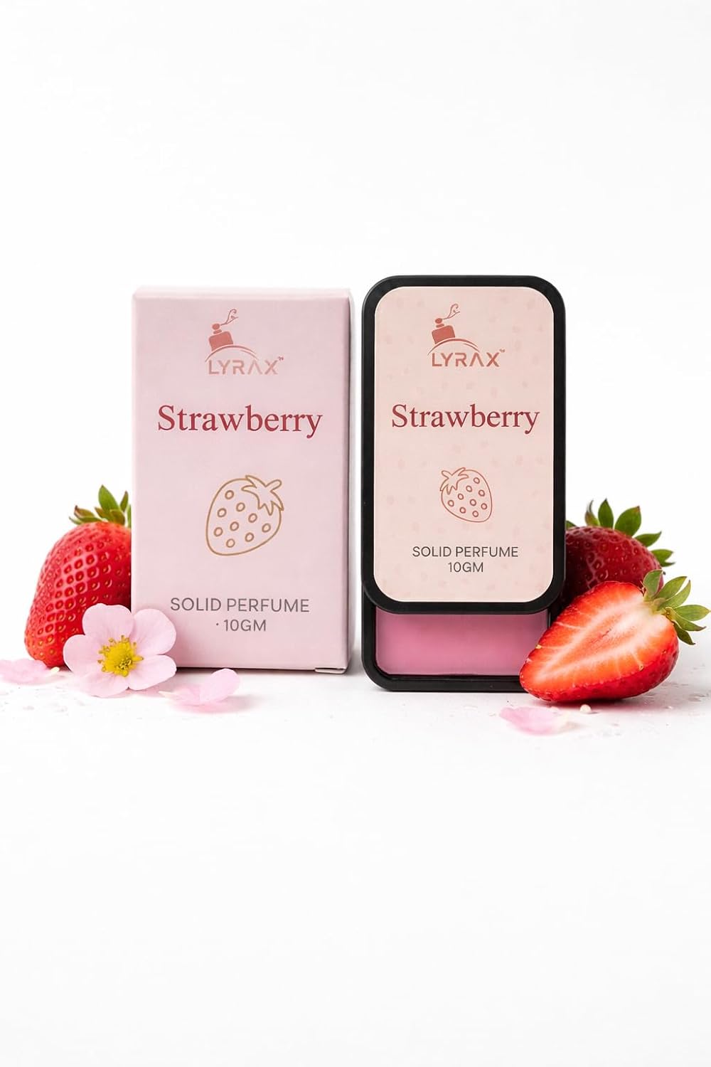 Lyrax Strawberry Solid Perfume for Women | Sweet Fruity Long Lasting Fragrance | Pocket-Friendly, Alcohol-Free & Travel Re... - Review, Price and Buying Guide