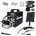 Produktbild Schweißmaschine MIG 100 Schweißer Ampere Schweißgerät Elektroden Schweißgerät FLUX Schutzgas Fülldraht (Schwarz)