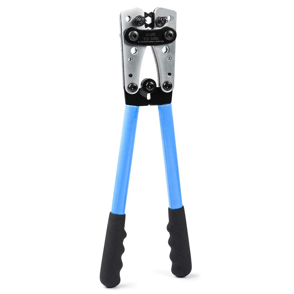 Buy IWISS Battery Cable Lug Crimping Tool for Heavy Duty Copper Wire