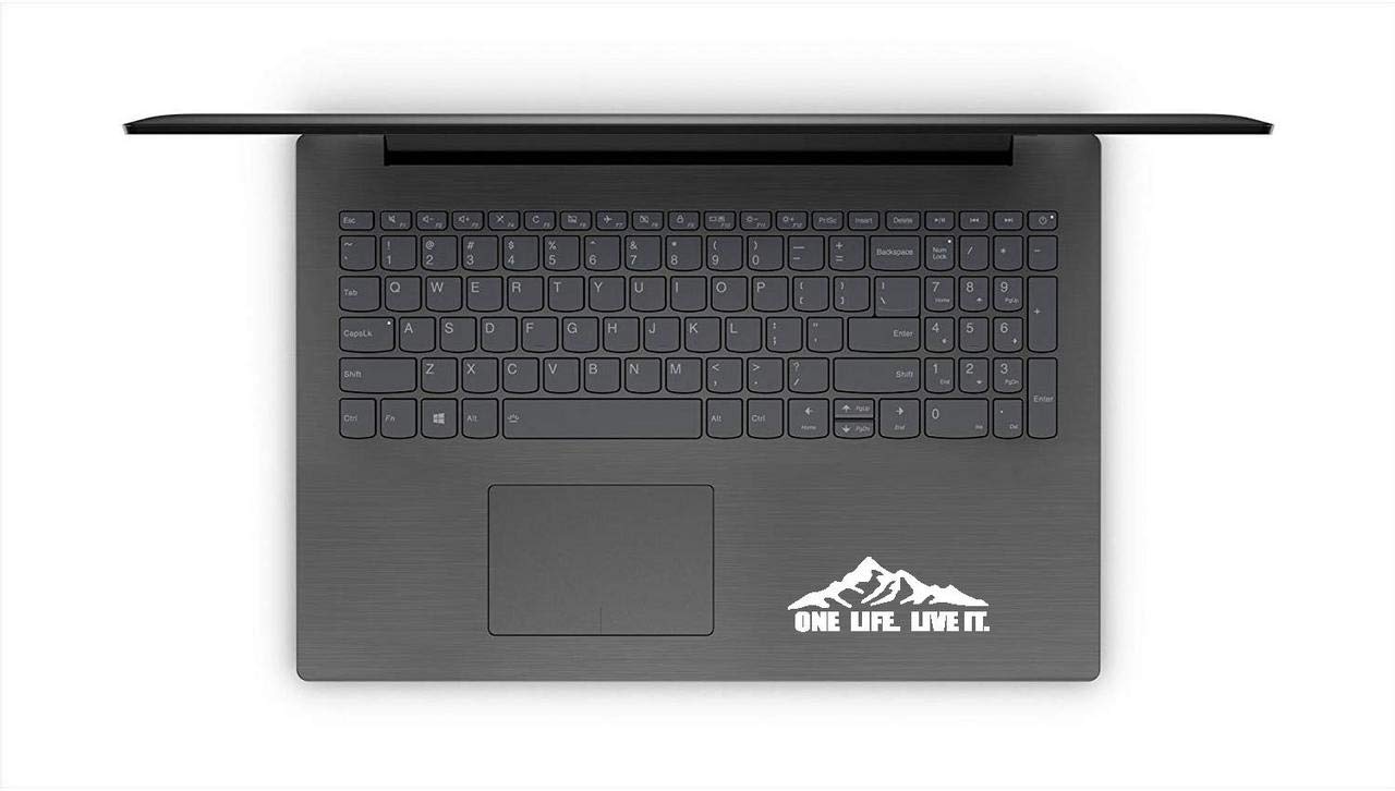 LYOMAN® One Life Live It Adventure Mountain Laptop, PC, Stickers & Decals Vinyl Grpahic White (B07JC8Y2BQ) Amazon Price History, Amazon Price Tracker