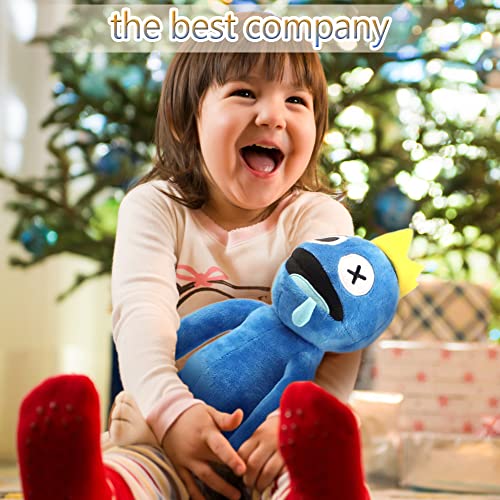 Image of Rainbow Friends Blue Plush, 11.8 inch Plushie Toy for Fans - Beautifully Stuffed Animal Doll Gift