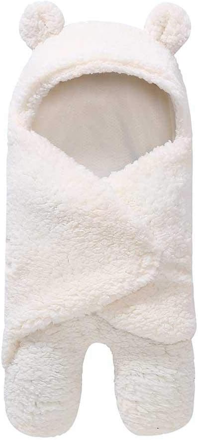 KOBWA Baby's Cashmere Swaddle Blanket (White)