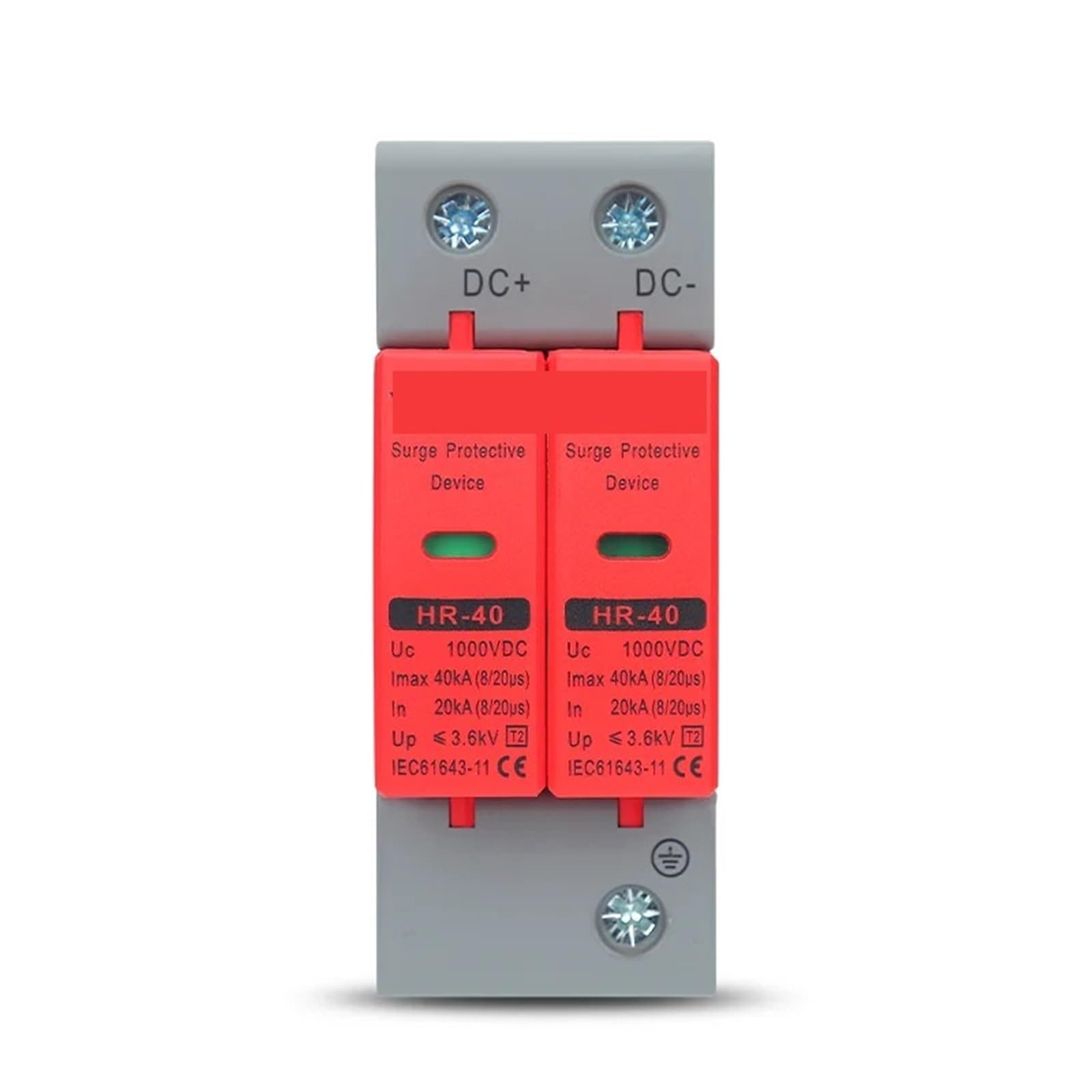 Protector contra sobretensiones de CC 2P para evitar averías caras en el inversor solar 3