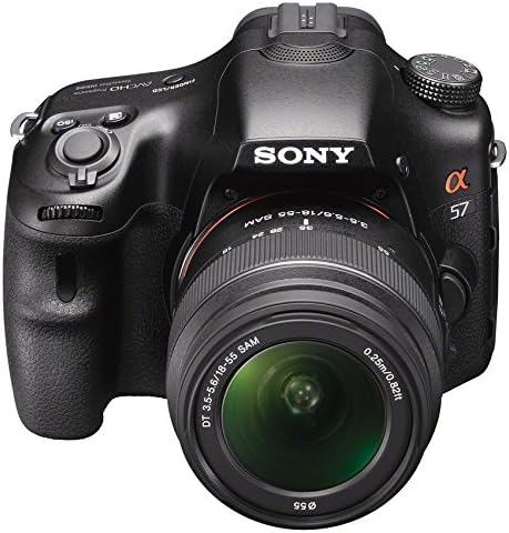 Sony Alpha SLT-A57K 16.1 MP Exmor APS HD CMOS Sensor DSLR with Translucent Mirror Technology, 3D Sweep Panorama and 18-55mm Zoom Lens