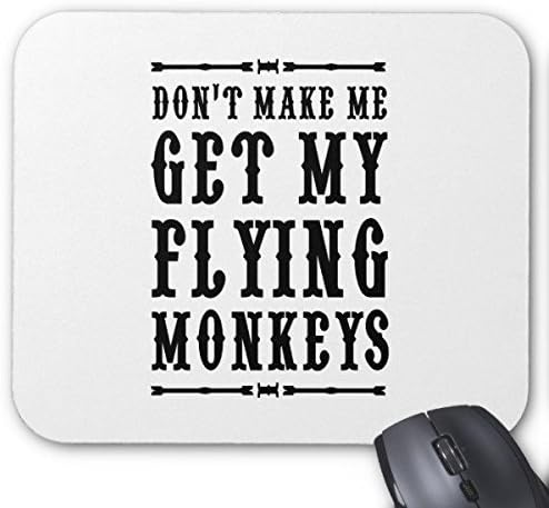 SJFY Wicked Witch Mouse Pads For Computers Flying Monkeys Retro Mouse ...
