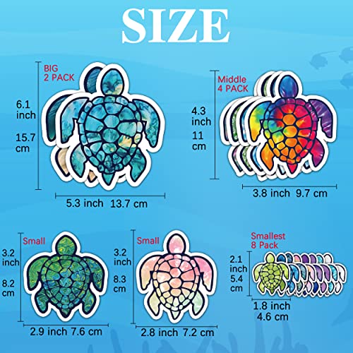 Imán decorativo GTOTd Tortuga marina 16 unidades miniatura 2