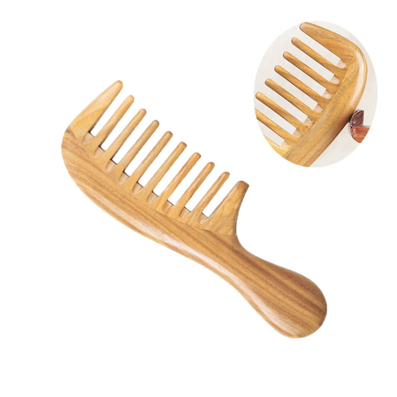 Beaupretty Lot De 2 Peignes De Coiffure En Bois Pour Cheveux - Brosse À Cheveux Statique Pour Le Coiffage Des Amis À La Maison