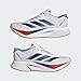 Adidas, Mens, Adizero Boston 12 Running Shoes, White/Dark Blue/Pure Ruby, 10.5, D - Medium