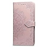 3C Collection Fundas iPhone 6 Tapa de Falsa Piel Mandala Oro Rosa, Fundas iPhone 6S Libro Iman con Tarjetero, Grabado Flores de Funda para iPhone 6 y iPhone 6S Antigolpes Mujer 3C Collection Fundas iPhone 6 Tapa de Falsa Piel Mandala Oro Rosa, Fundas iPhone 6S Libro Iman con Tarjetero, Grabado Flores de Funda para iPhone 6 y iPhone 6S Antigolpes Mujer