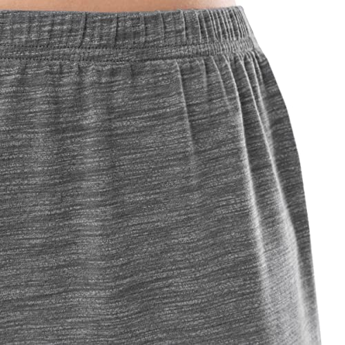 Fruit of the Loom Women's Breathable Tank Top and Short 2 Piece Sleep Set, Heather Grey, Small - image 4