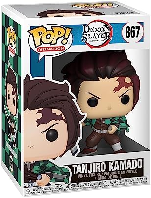 Funko POP Animation: Demon Slayer- Tanjiro Kamado, Multicolor
