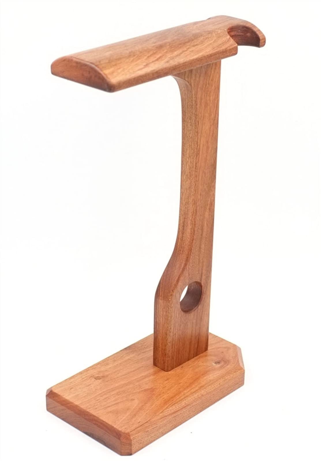 Soporte Auriculares Soporte for auriculares hecho a mano Soporte for auriculares de madera multifuncional Nogal / Palisandro / Flor de pera roja / Soporte for auriculares Soporte for auriculares Estan