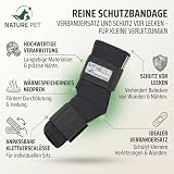 Nature Pet SPRUNGGELENK Schutz Bandage Hund HINTERBEIN – Sprunggelenk Bandage mit Leckschutz Hund – Verstellbarer Tarsal-Stulpen für Hunde zum Schutz des Hinterbeins 135° Winkel/Größe XXL 9