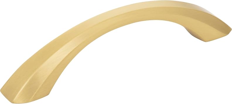 Jeffrey Alexander Wheeler 96 mm Center-to-Center Bar Pull, Brushed Gold