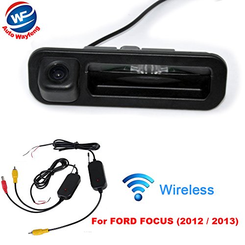 Auto Wayfeng WF Wireless Auto Backup Rear View Parking Kit CCD Car Reverse Car Camera Rearview Rear View reversing Parking Camera for Ford Focus 2012 2013