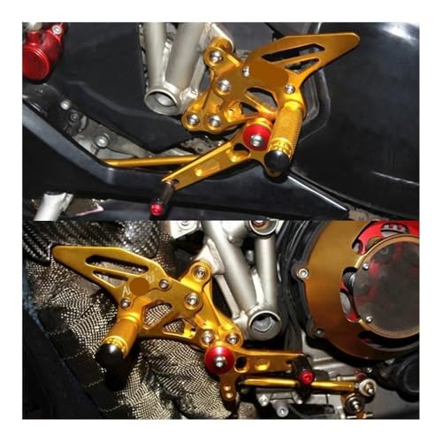 Commandes Reculées Moto pour 848 1098 1198 | Aluminium CNC Premium - 3