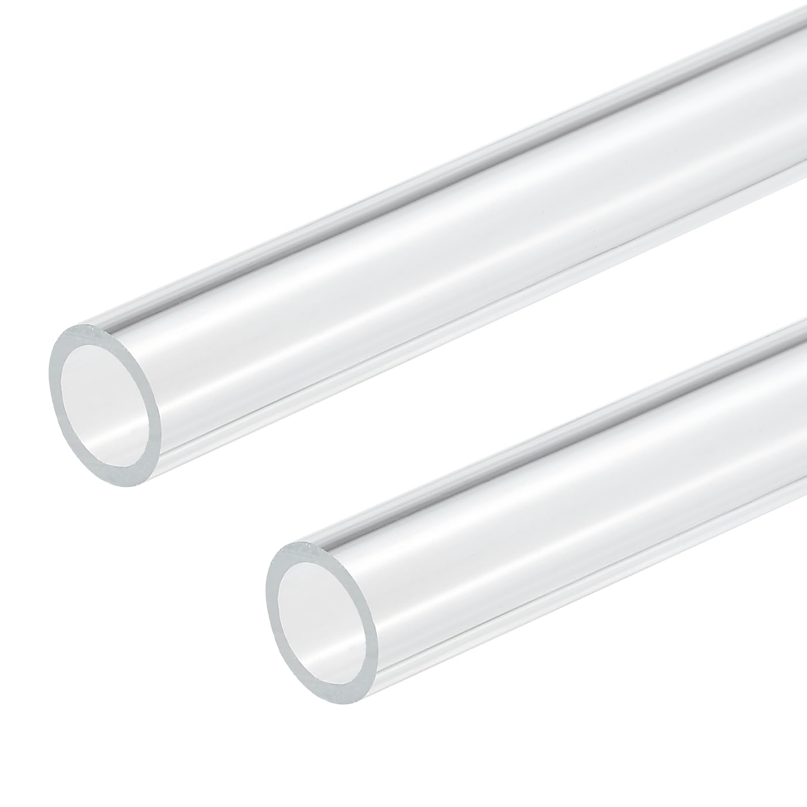 DMiotech 2pz 12mm X13mm X1Ft Trasparenti Rigidi Tubi Plastica Tubo Per Acquario Acqua Tubo, Acqua Raffreddamento Sistema, Idraulica - 4