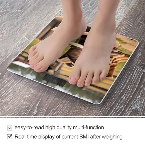 Báscula de baño digital de vidrio templado GHEPSDW miniatura 5