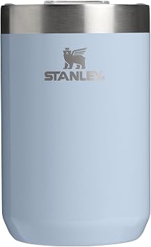 STANLEY Everyday Camp Cup 12 oz | Drink Through Lid | Cup for Coffee, Tea and Drinks | Insulated Stainless Steel | BPA-Free | Blue Dream Gloss