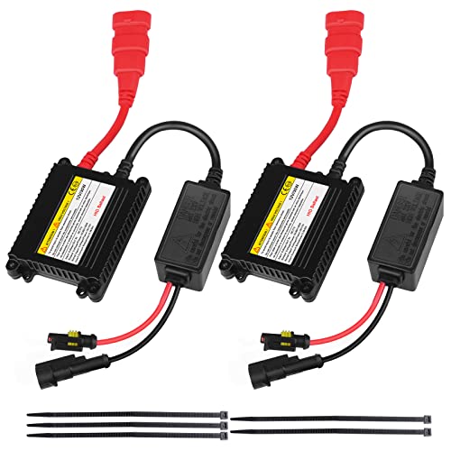 COROTC HID Ballast, 2PCS DC 12V 35W HID Ballast, Super Slim Car and Motorcycle Universal Xenon Headlight Ballast Kit For H1 H4 H3 H7 H8 H9 H11 H13 9003 9005 9006 9007 5202 88