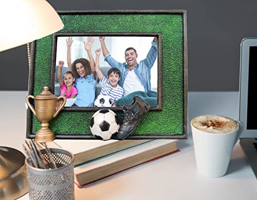 Ryaonfky Handmade Soccer Photo Frame Soccer Sports Coach Birthday Gifts For Men,Athletes,Teams (Green-5) #TOP2