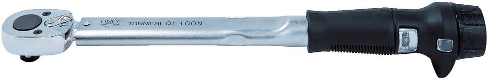 Adjustable Torque Wrench QL50N, 10-50NM, 0.5NM Graduations, 3/8 in Square Drive Ratcheting Head, Resin Grip, Accuracy +/-3%