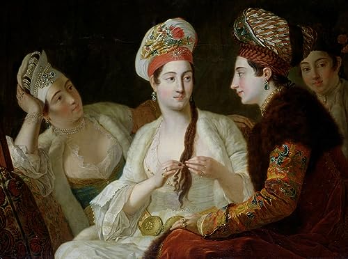 Tableau Les femmes turques Antoine De Favray pour habiller un mur blanc de chambre