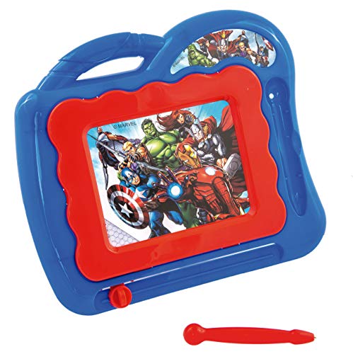 Lousa Magica Avengers Etitoys Vermelho/Azul