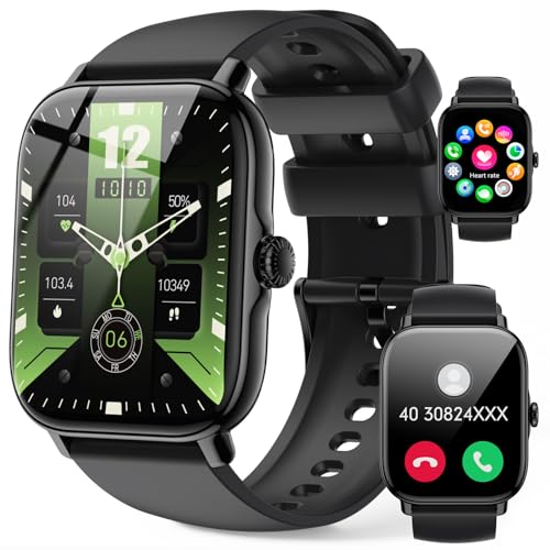 Smart-Watch-for-Men – 1.85″ Touch Smartwatch with Call Function, Fitness Watch with 111+ Sports Modes, Step Counter, Heart Rate Sleep Monitor, IP68 Waterproof Watch, Compatible with Android iOS