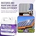 Teexpert Solar Panel Cleaner (32oz Makes 150 Gallons), Ultra Concentrated Glass & Solar Panel Cleaning, Pro Quick Dry Streak-Free Remove Dirt, Dust, Droppings, Fingerprints, Oils & Water Spots