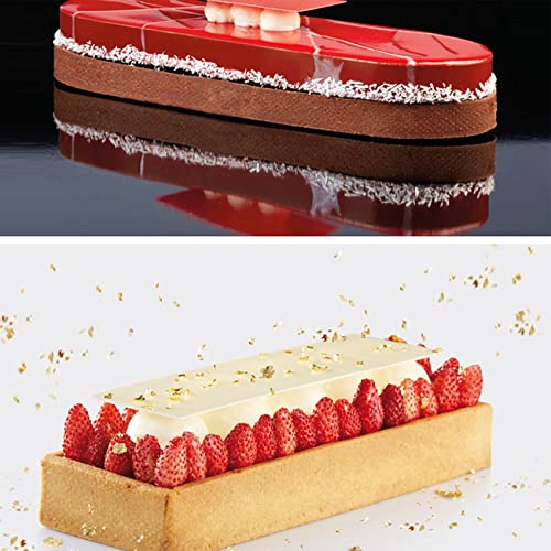Dasing Stainless Steel Tartlet Molds French Dessert Mousse Fruit Pie Tart Ring Cake Ring Mousse Rings Cake Mold #TOP3