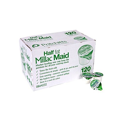 Millac Maid Semi Skimmed Milk Pots Pack of 120