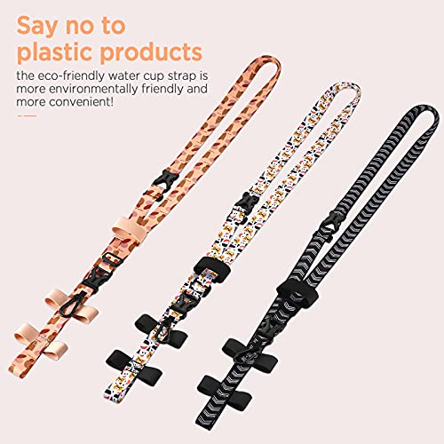 EasyAcc Water Bottle Holder Strap Sling, for Owala FreeSip 24 32 40 oz, Hydro Flask, Cirkul, Yeti, Stanley Flip, Universal Water Bottles, with Carabiner, for Walking Curise Travel (Bottle Excluded)