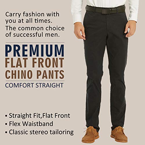 Casual Pants For Men Chino Pants For Mens Black Pants Classic Fit Side Pockets Black Slacks Men's Casual Pants Mens Black Pants Mens Chinos Black Slacks Men's Dress Pants Men Work Pants #TOP4