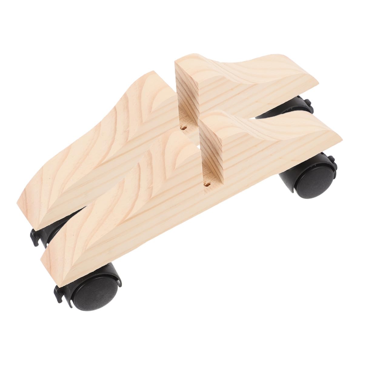 Support de paravent sur roulettes en bois pour moduler l'espace de votre chambre ou bureau