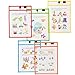 Magnetic Dry Erase Pockets by Two Point (30-Pack) - Portrait - Clear Dry Erase Pocket Sleeves, Job Shop Ticket Holders, Clear Paper Sleeves Protectors, Magnetic Pouch