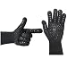Feezzy BBQ Gloves 932°F Extreme Heat Resistant Oven Gloves For Cooking, Grilling, Baking - Extra Long Cuff(Black)