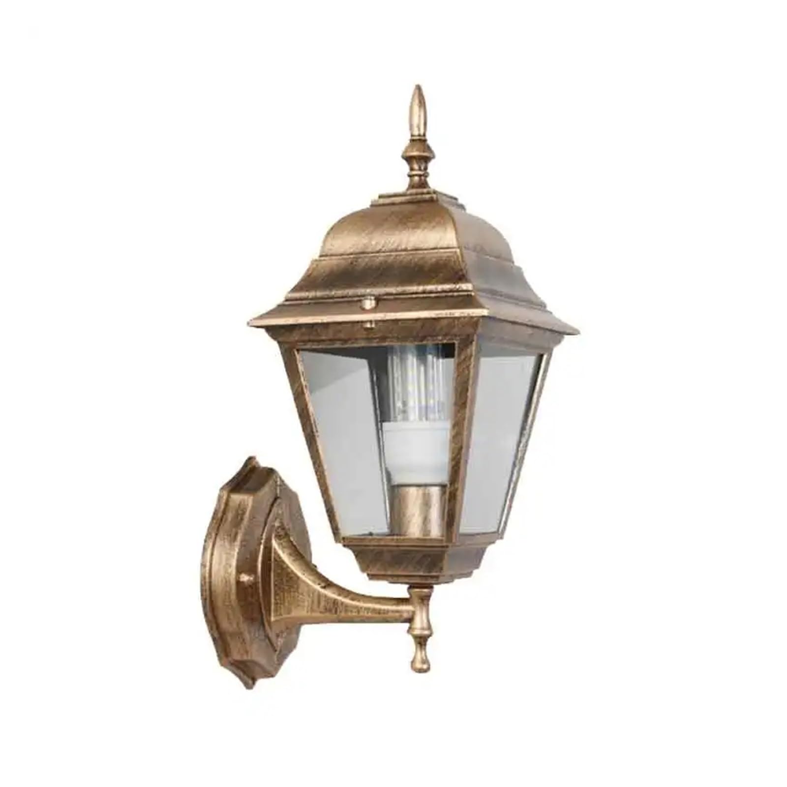 SYAXVOM Outdoor Lights Fixtures Wall Mount V-intage Lamp E27 Bulb Sconce LED Home Yard Garden Lighting Acrylic lampshade