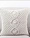 Crafting with Love Lot de 2 housses de coussin blanc cassé, dimensions : 40,6 x 40,6 cm, peuvent être utilisées comme coussins de canapé pour augmenter la beauté de votre maison