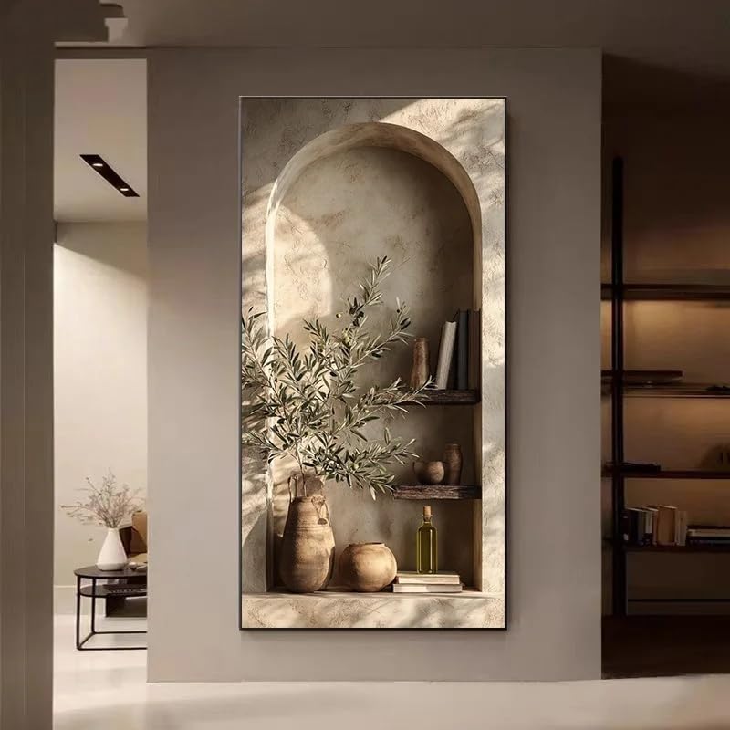 Tableau en toile Branche d'olivier de 80x160 cm pour sublimer votre décoration intérieure