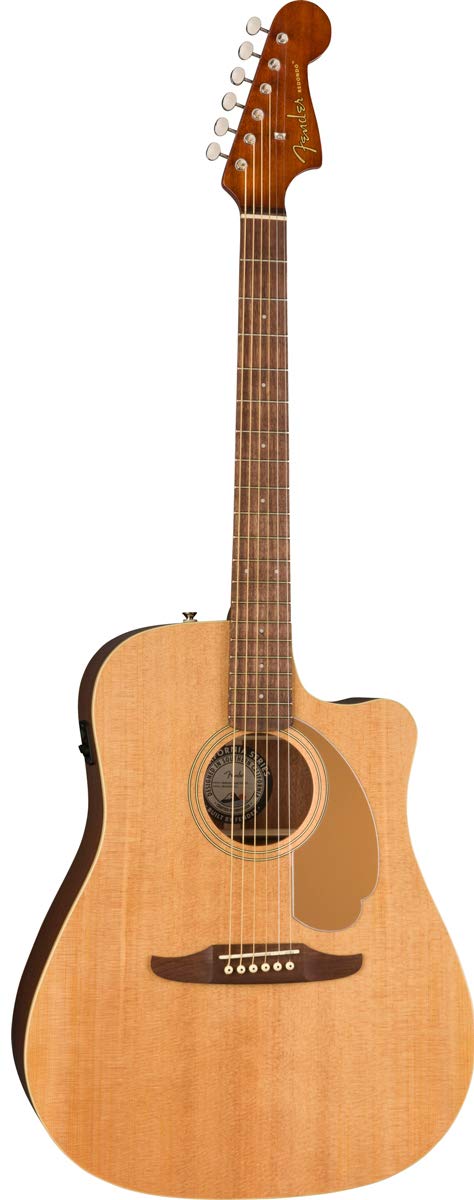 Amazon.com: Fender Redondo Player Acoustic Guitar, with 2-Year 