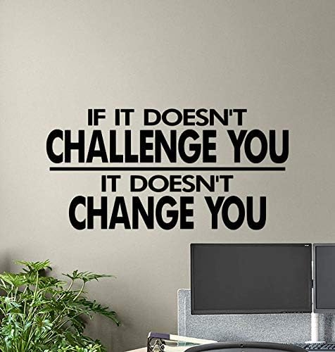 You Wall Decal Gym Quote Vinyl Poster Motivational Wall Art Workout Fitness Decor Sticker Home Inspirational Quotes Sport Gifts Mural Removable Print 895 c
