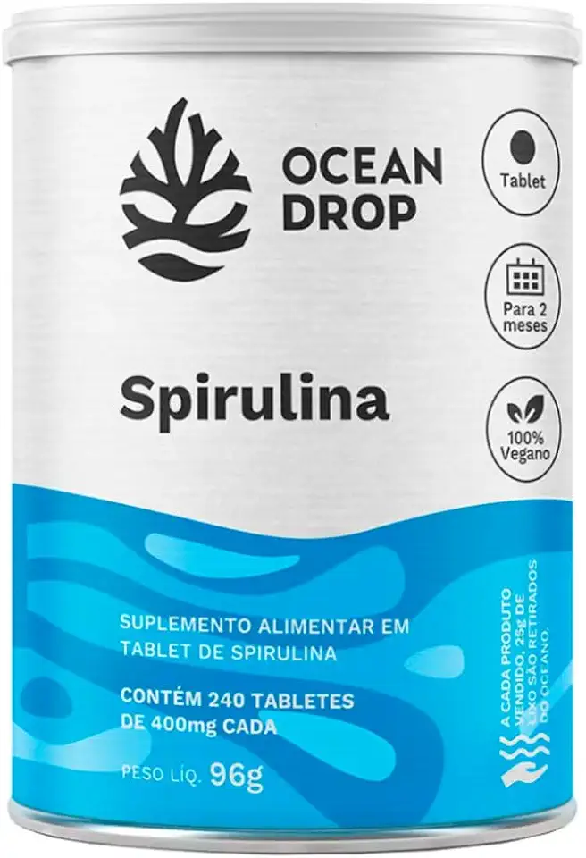 Spirulina Ocean Drop 240 cápsulas
