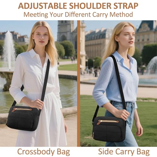 Crossbody Bags for Women Men Travel, Trendy Crossbody Water-Resistant Casual Purses for Women Adjustable Strap Shoulder Bag3