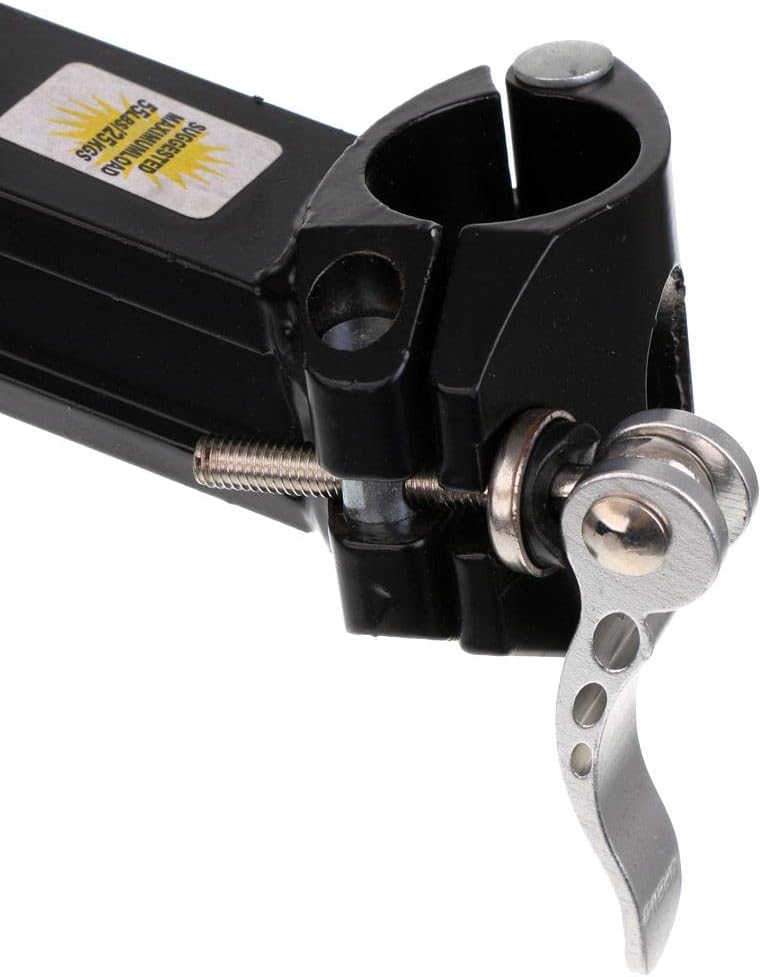 Heavy Duty Pannier Rack Mountain for Heavier Luggage | Adjustable Bike Carrier Rack Supports up to 50kg | Stable Aluminum Alloy Construction